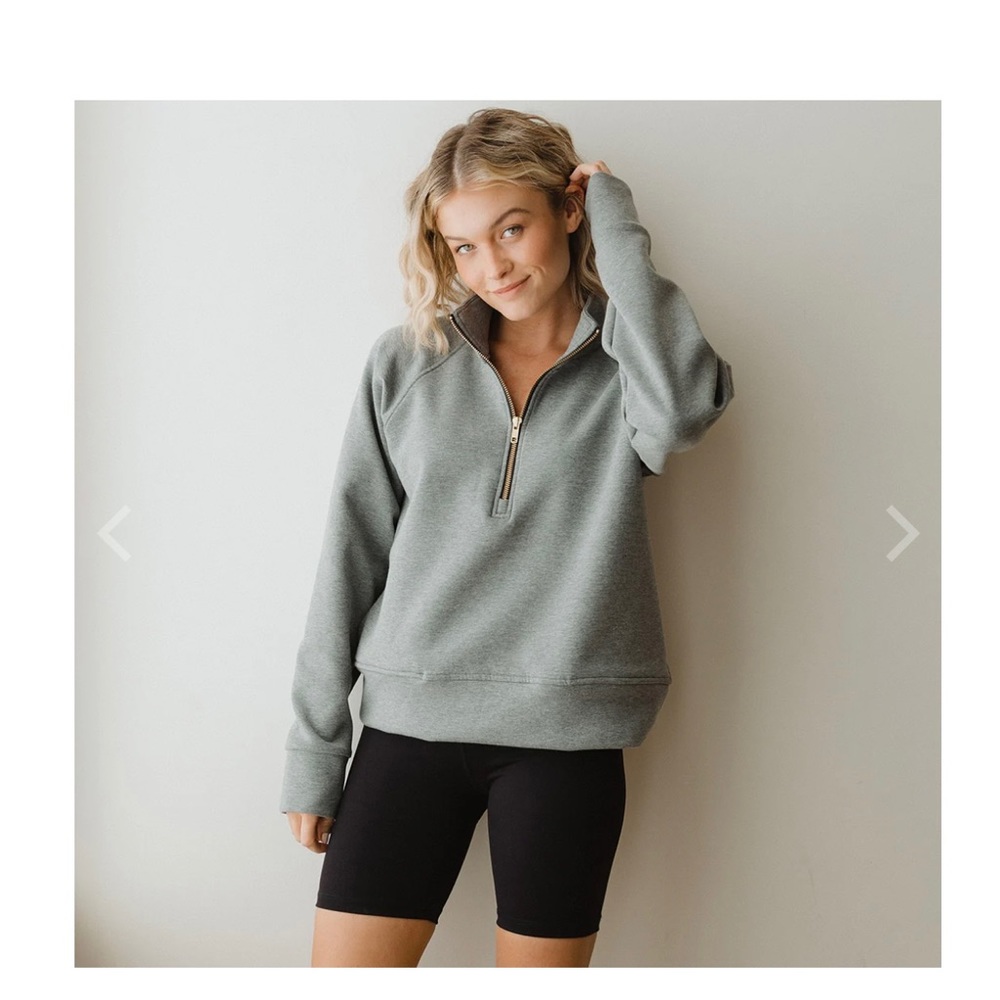 Albion Fit Oxford quarter zip XL